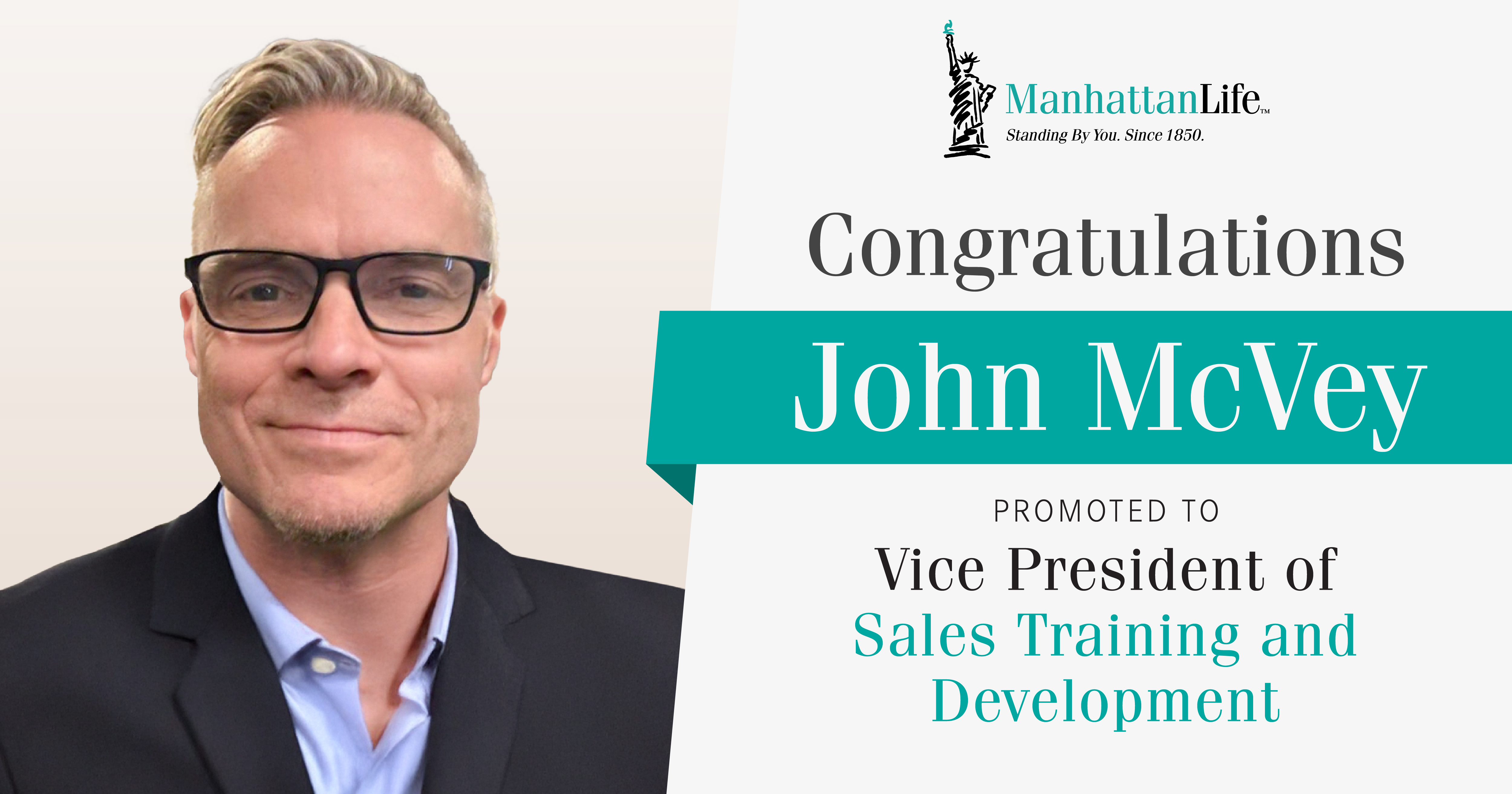 John McVey Promoted to Vice President of Sales Training and Development_graphic